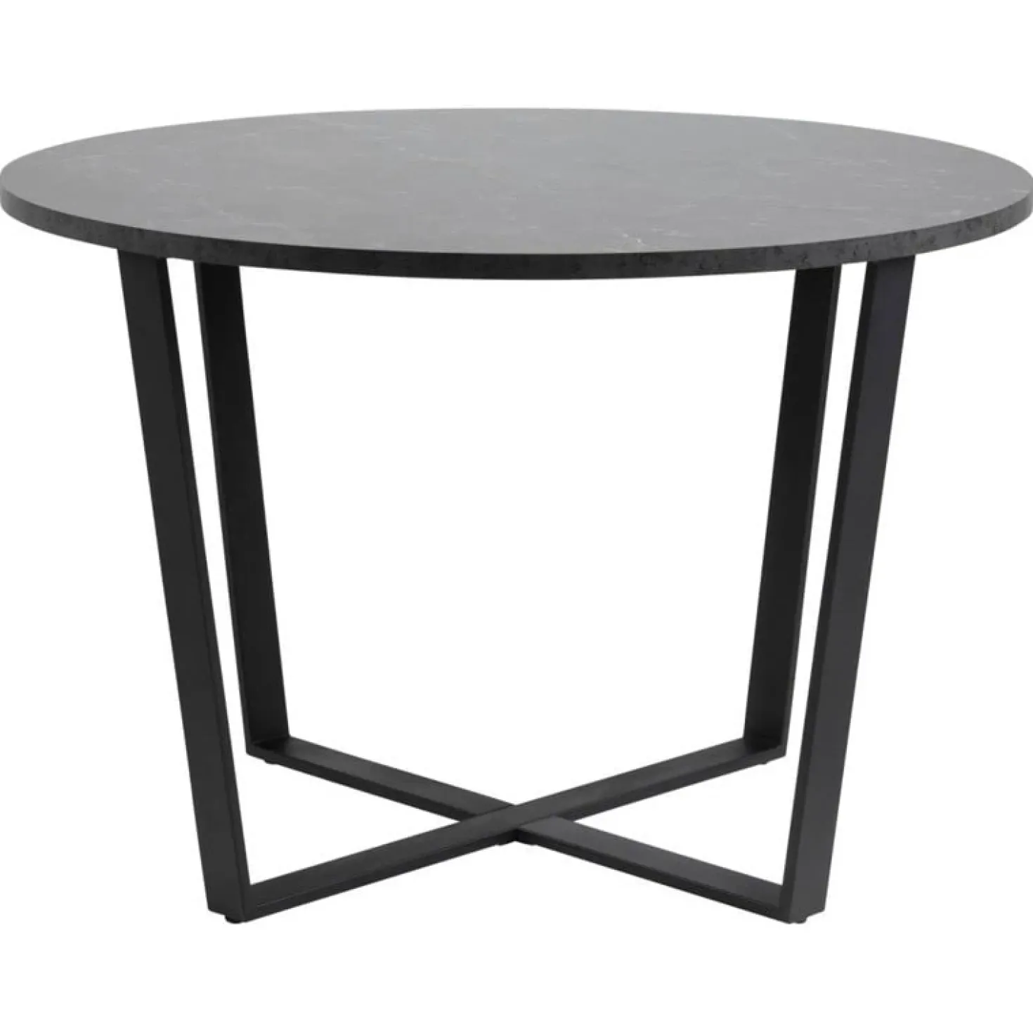 Arvico Eettafel Zwart rond 110cm
