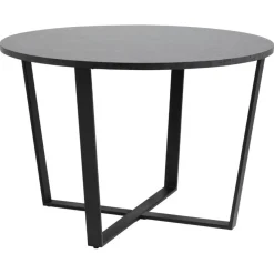 Arvico Eettafel Zwart rond 110cm