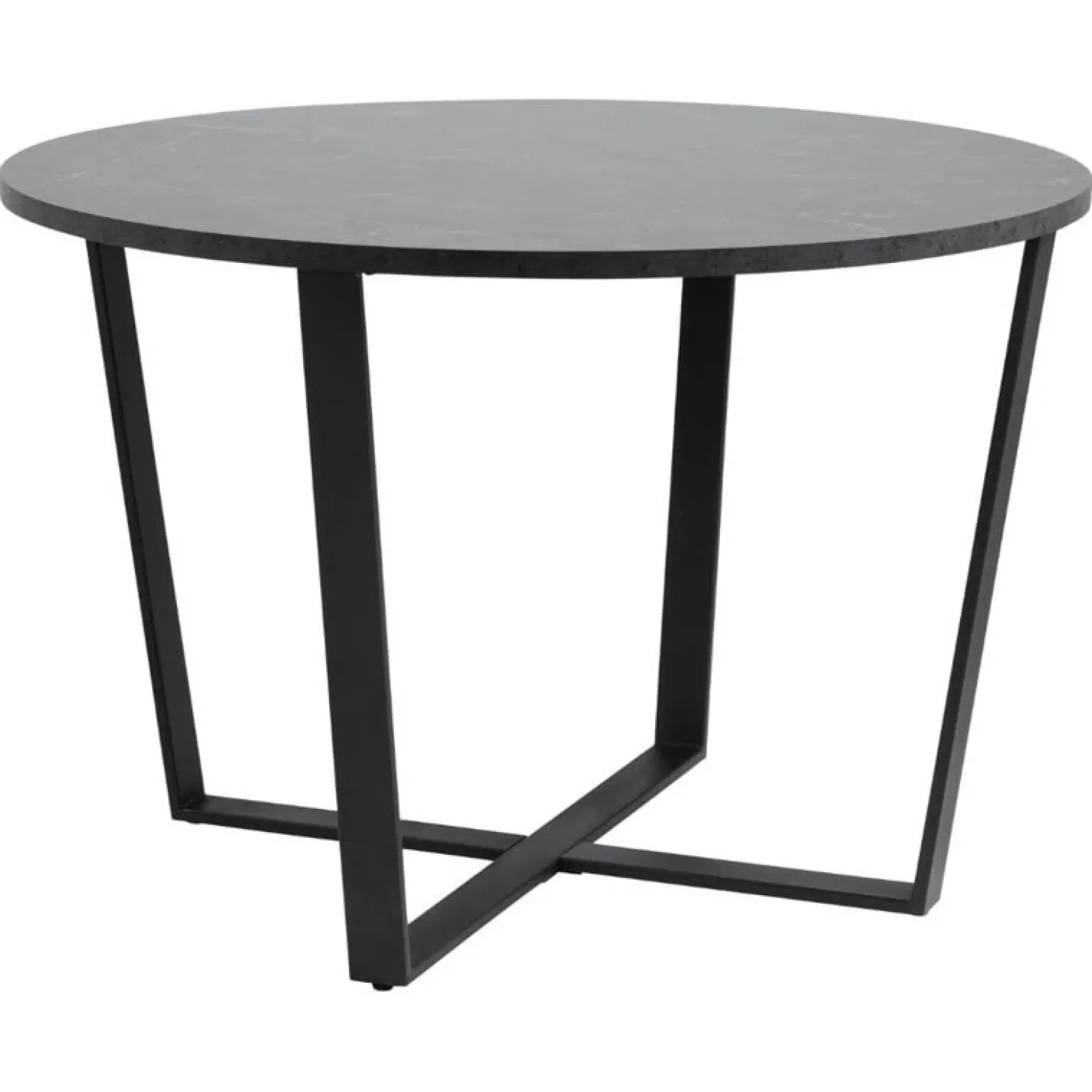 Arvico Eettafel Zwart rond 110cm