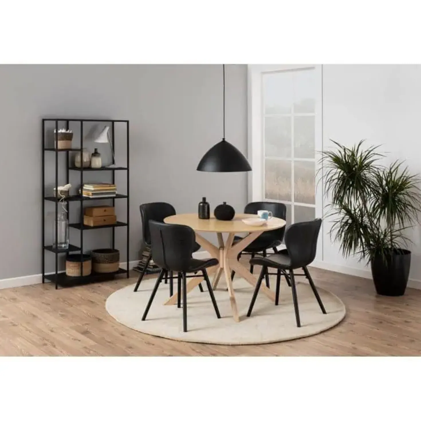 Arvon Eettafel Rond Naturel 105cm