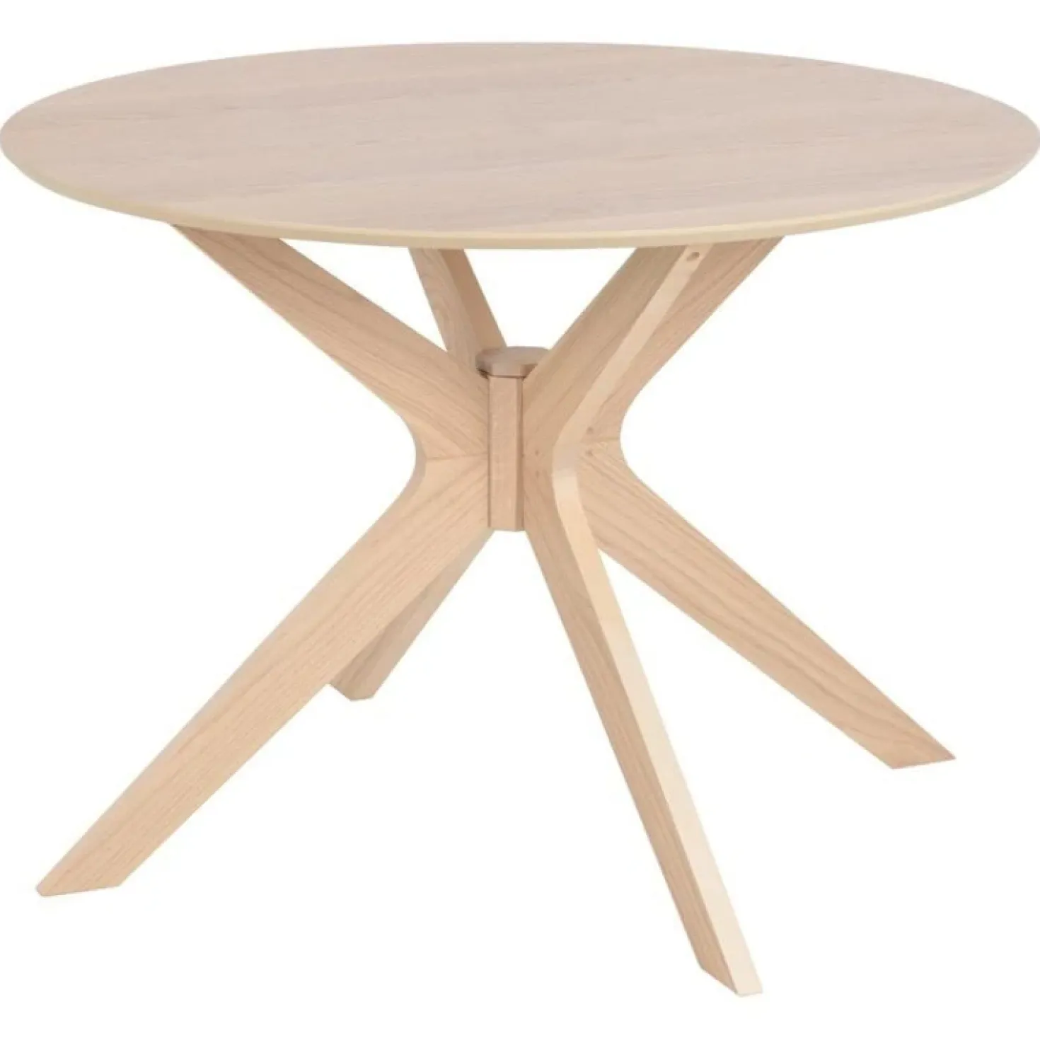 Arvon Eettafel Rond Naturel 105cm