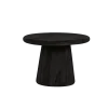 Asti Bijzettafel rond zwart 60 cm