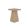 Asti Bijzettafel vierkant naturel 40 cm
