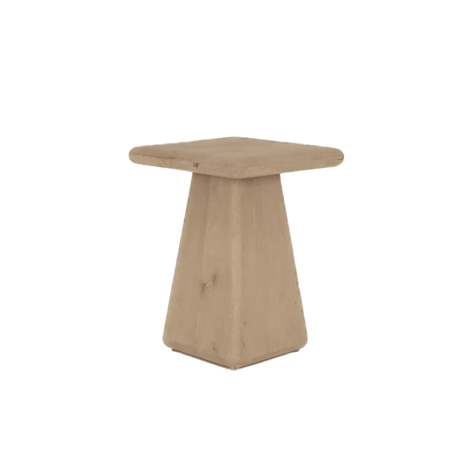 Asti Bijzettafel vierkant naturel 40 cm