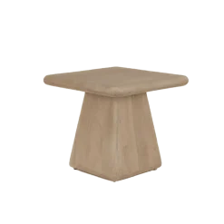 Asti Bijzettafel vierkant naturel 60 cm