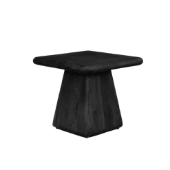Asti Bijzettafel vierkant zwart 60 cm