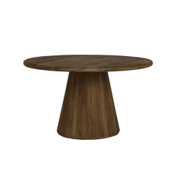 Asti Eettafel rond bruin 150 cm