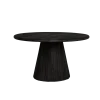 Asti Eettafel rond zwart 130 cm