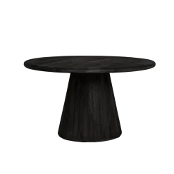 Asti Eettafel rond zwart 150 cm