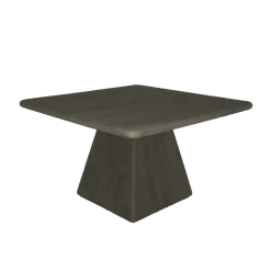 Asti Eettafel vierkant olijfbruin 130 cm