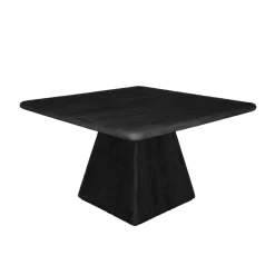 Asti Eettafel vierkant zwart 150 cm