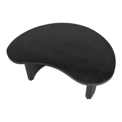 Atrani Salontafel organisch Mangohout zwart 85 cm