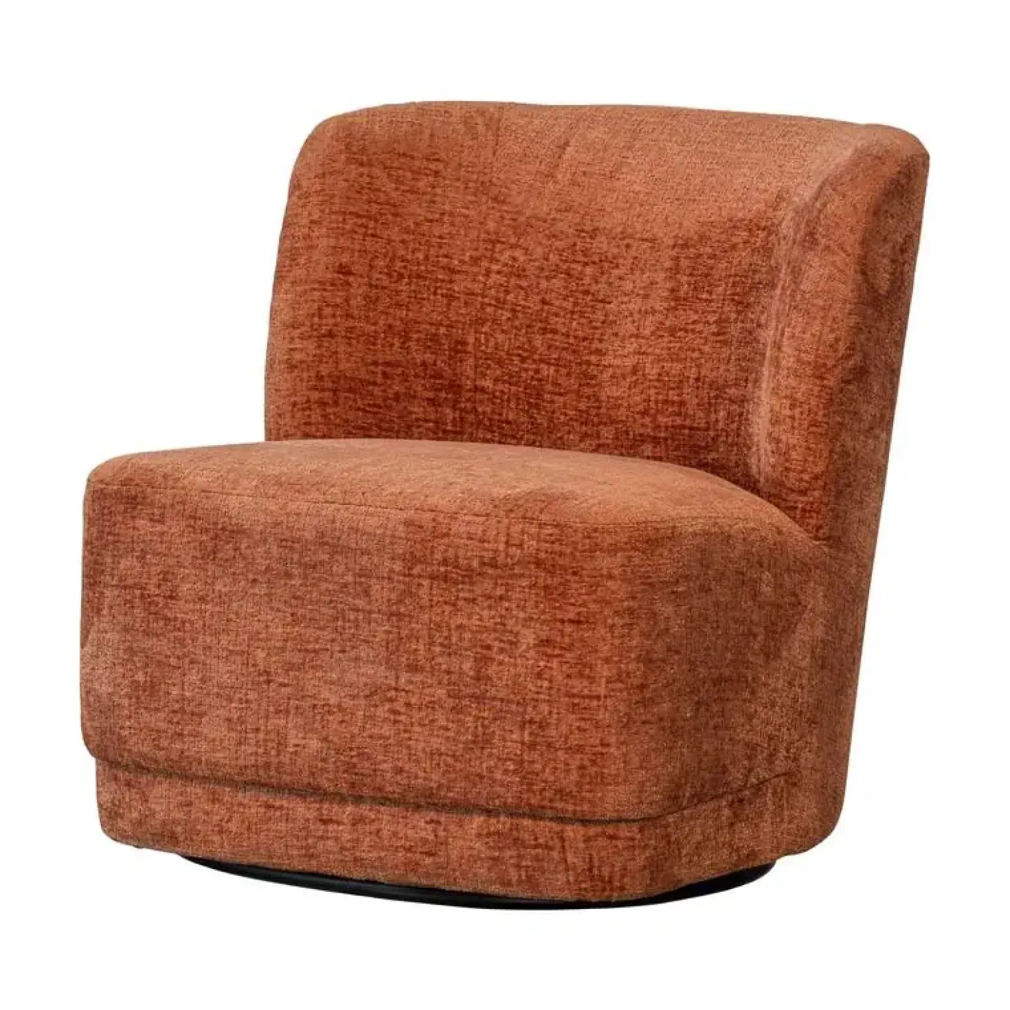 Atty Draaifauteuil velvet terracotta
