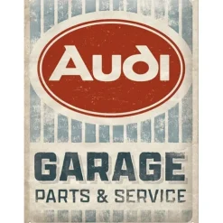 Audi Garage - metalen bord