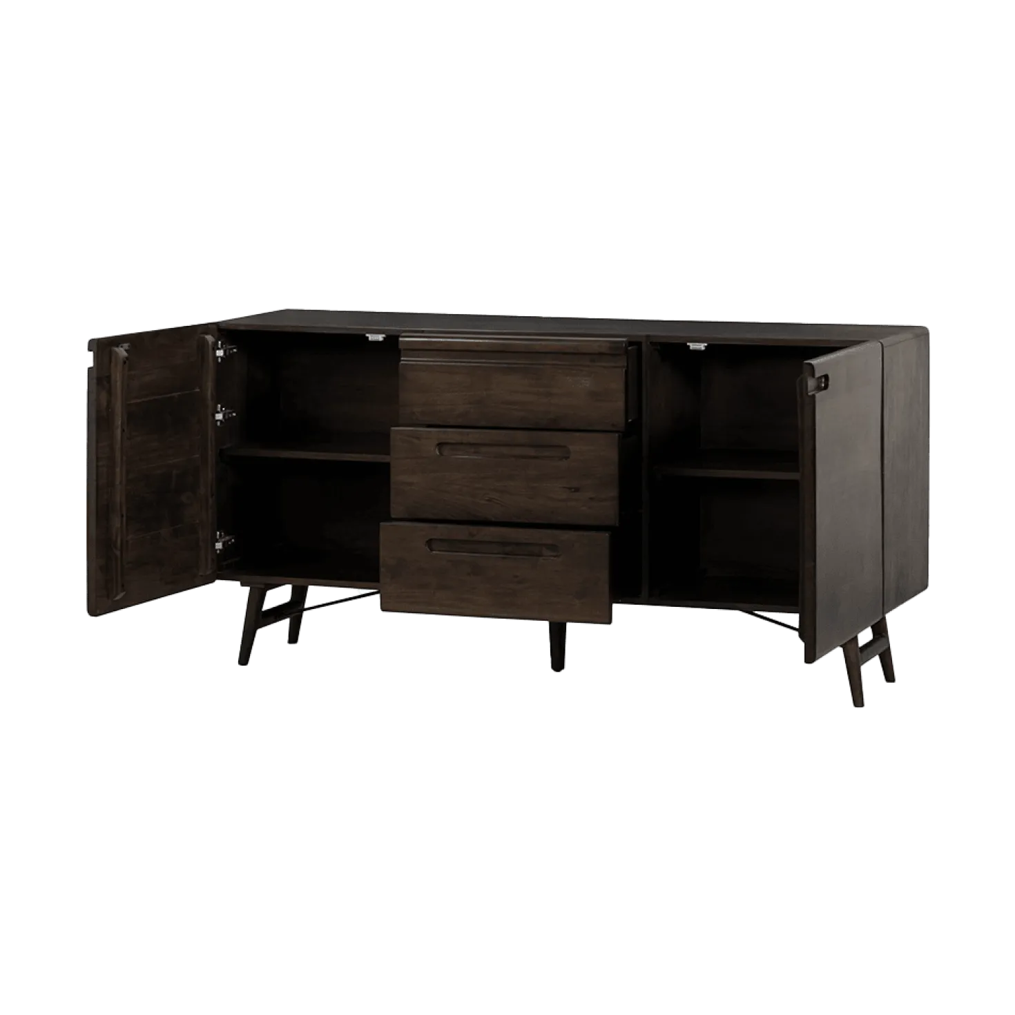 Aura Dressoir espresso Acaciahout 160 cm