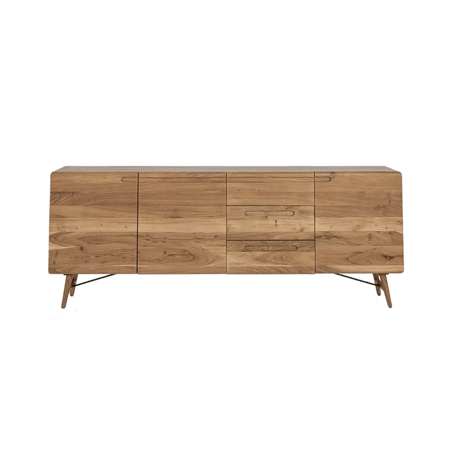 Aura Dressoir naturel Acaciahout 210 cm