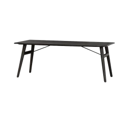 Aura Eettafel espresso Acaciahout 160 cm