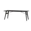 Aura Eettafel espresso Acaciahout 180 cm