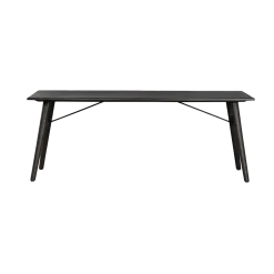 Aura Eettafel espresso Acaciahout 240 cm