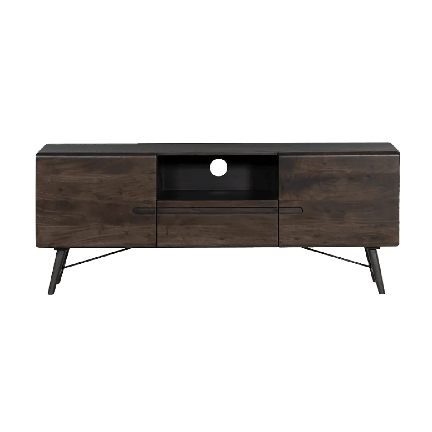 Aura Tv meubel espresso Acaciahout 150 cm