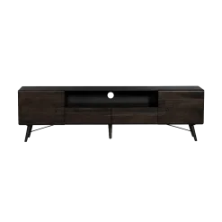 Aura Tv meubel espresso Acaciahout 210 cm