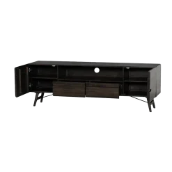 Aura Tv meubel espresso Acaciahout 180 cm