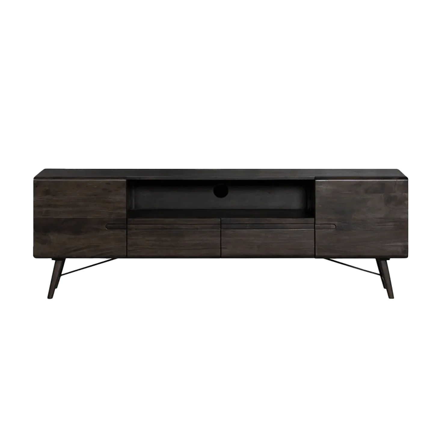 Aura Tv meubel espresso Acaciahout 180 cm