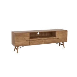 Aura Tv meubel naturel Acaciahout 210 cm
