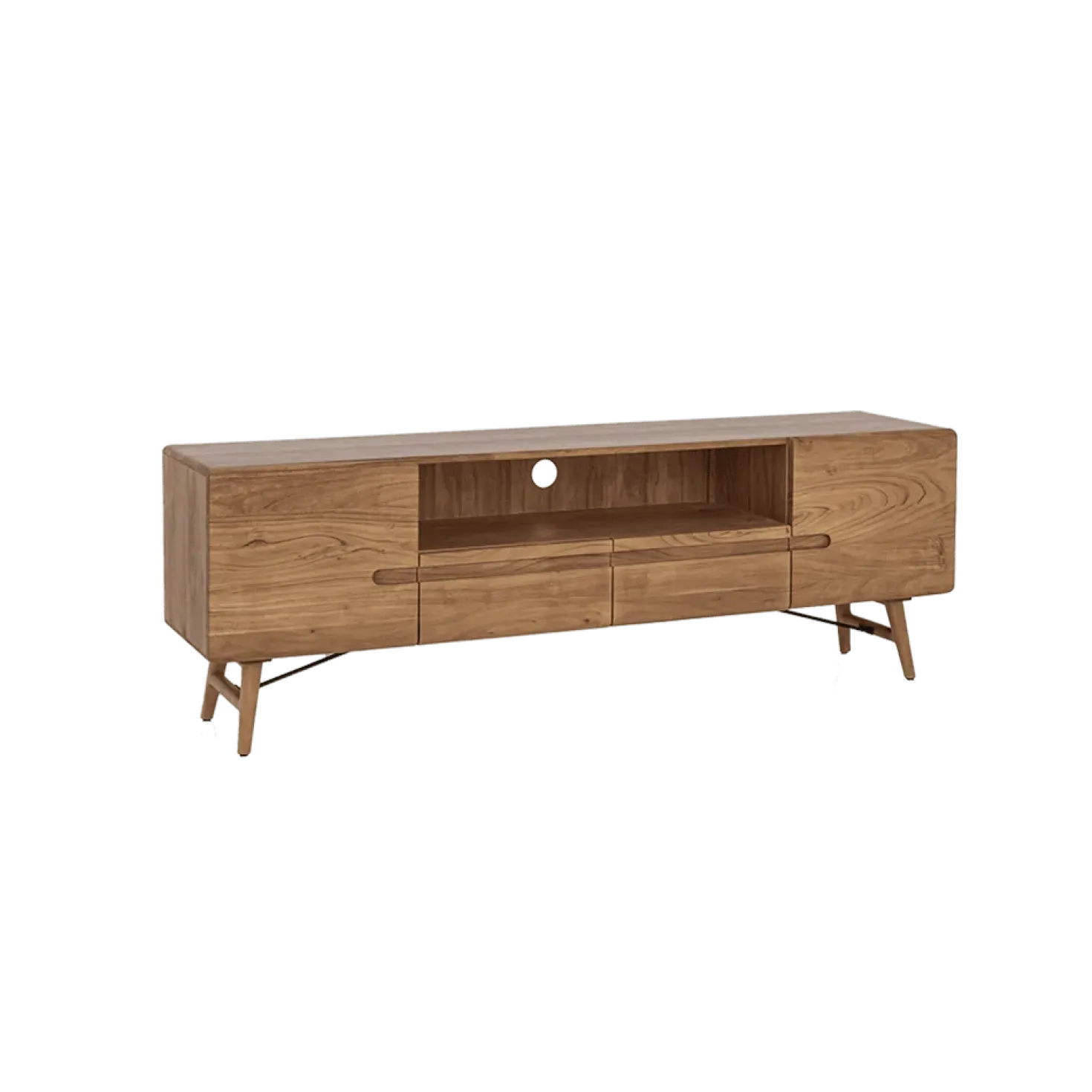 Aura Tv meubel naturel Acaciahout 180 cm