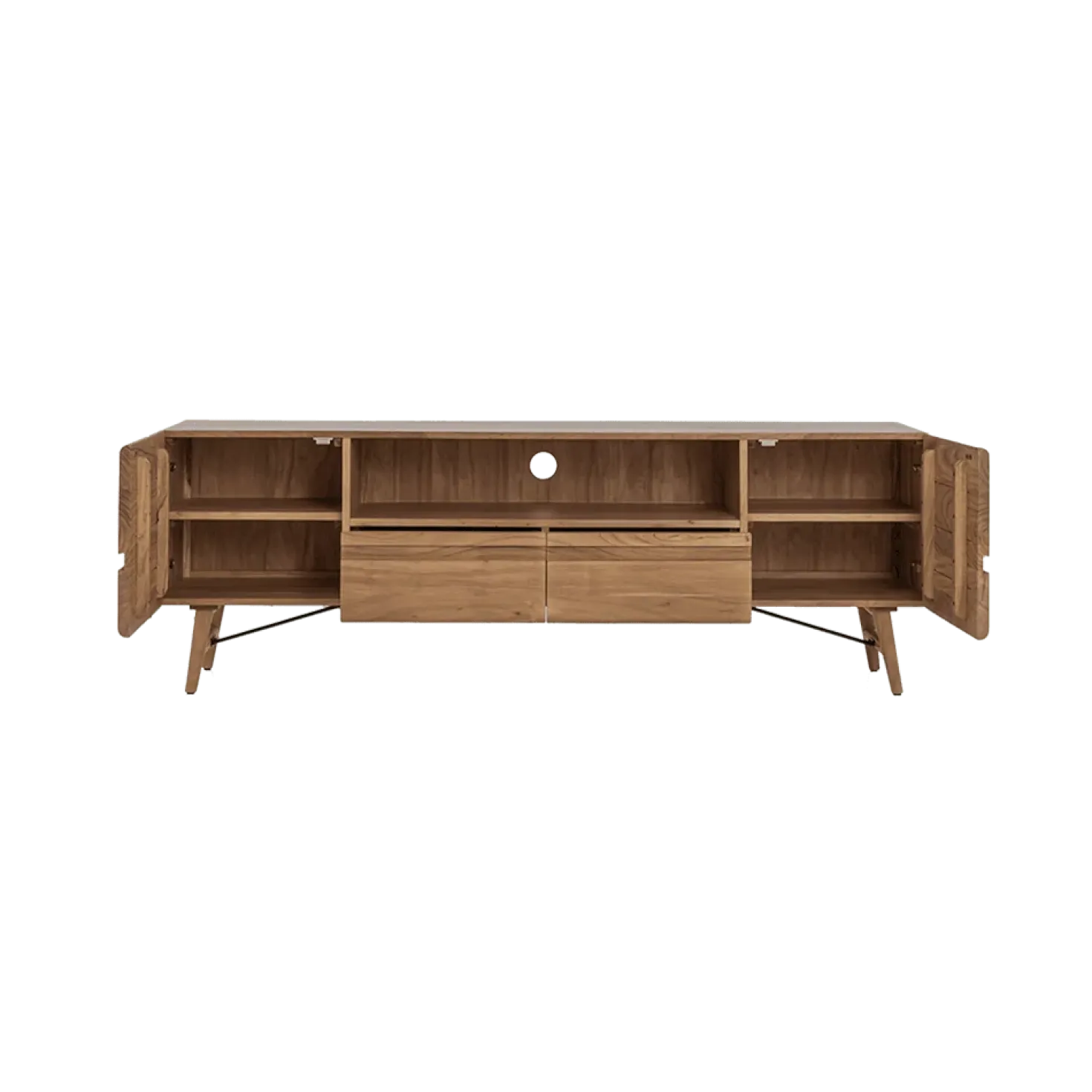 Aura Tv meubel naturel Acaciahout 180 cm