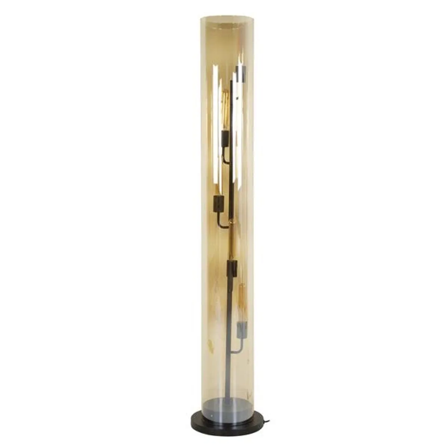 Aura Vloerlamp 5-lichts amber glas
