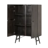 Aura Wandkast espresso Acaciahout 100 cm
