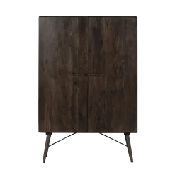 Aura Wandkast espresso Acaciahout 100 cm