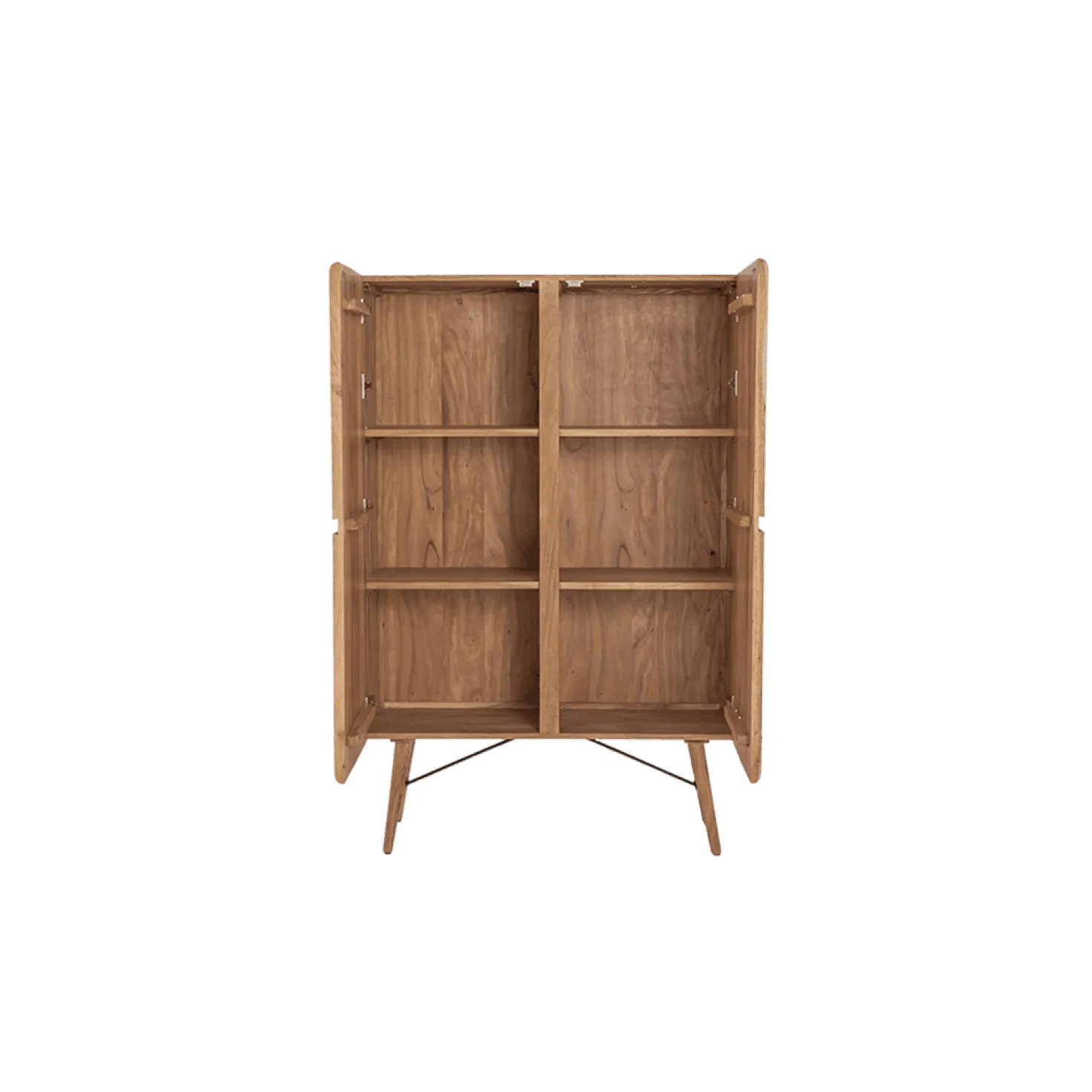 Aura Wandkast naturel Acaciahout 100 cm