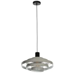 Ayra 1-lichts Hanglamp Grijs Metaal