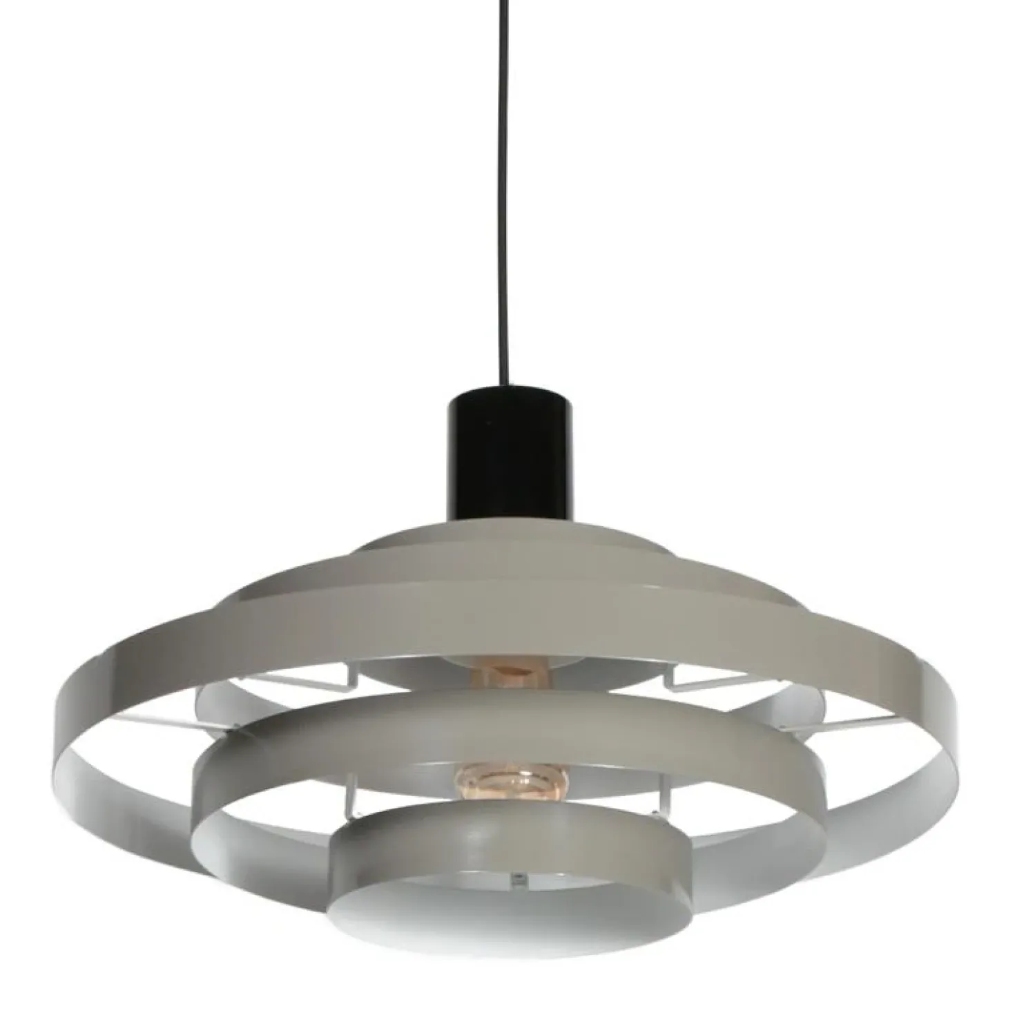 Ayra 1-lichts Hanglamp Grijs Metaal