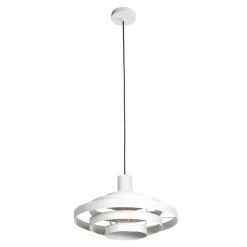 Ayra 1-lichts Hanglamp Wit Metaal