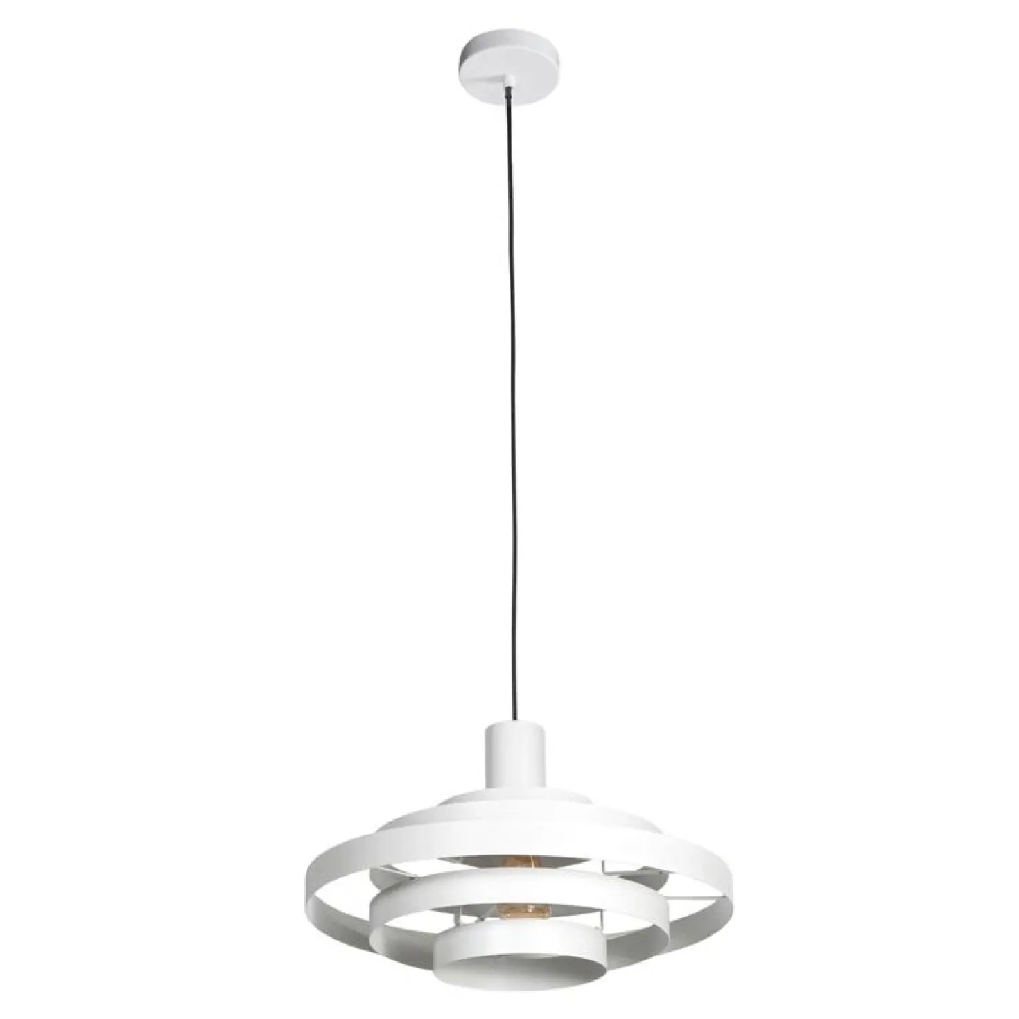 Ayra 1-lichts Hanglamp Wit Metaal