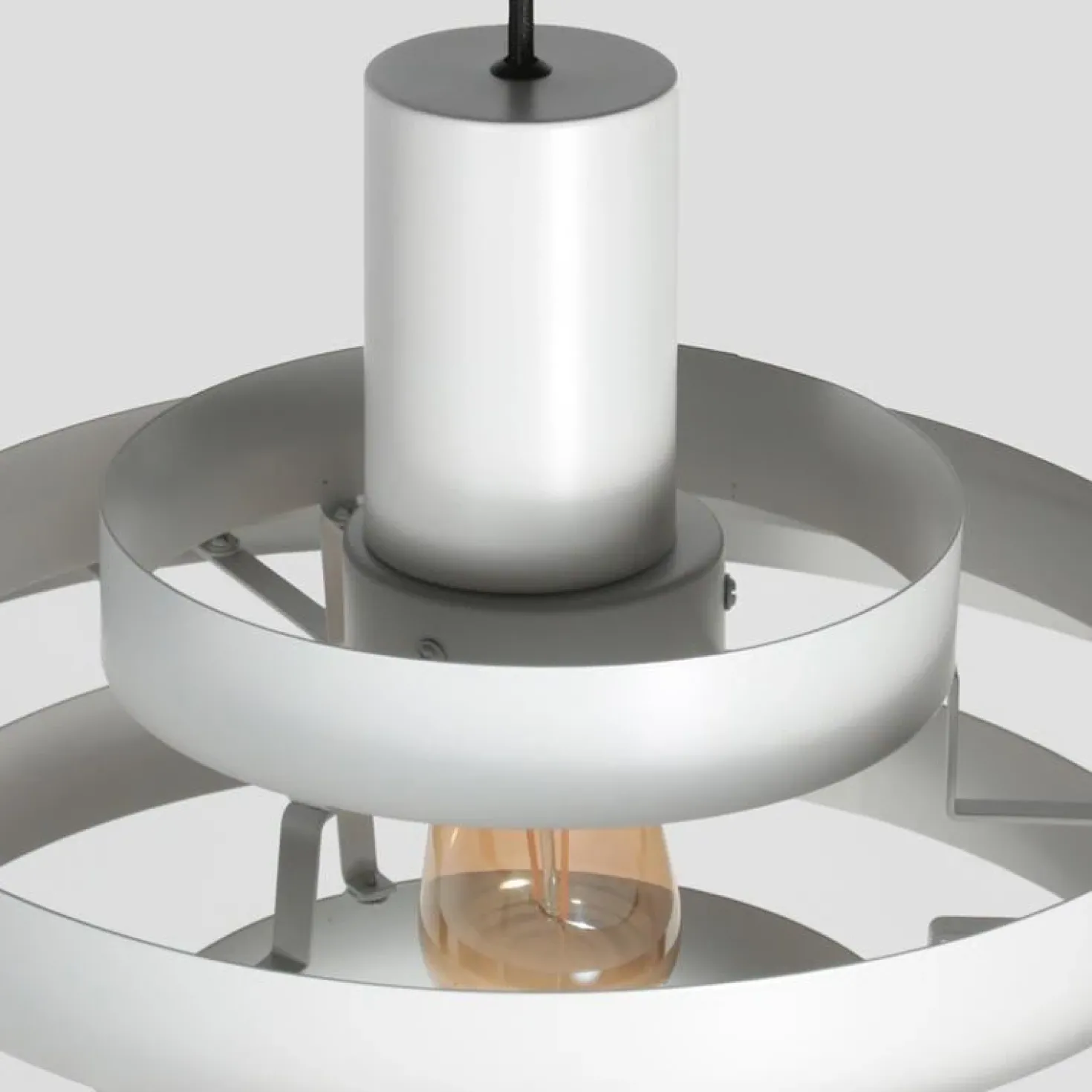Ayra 1-lichts Hanglamp Wit Metaal