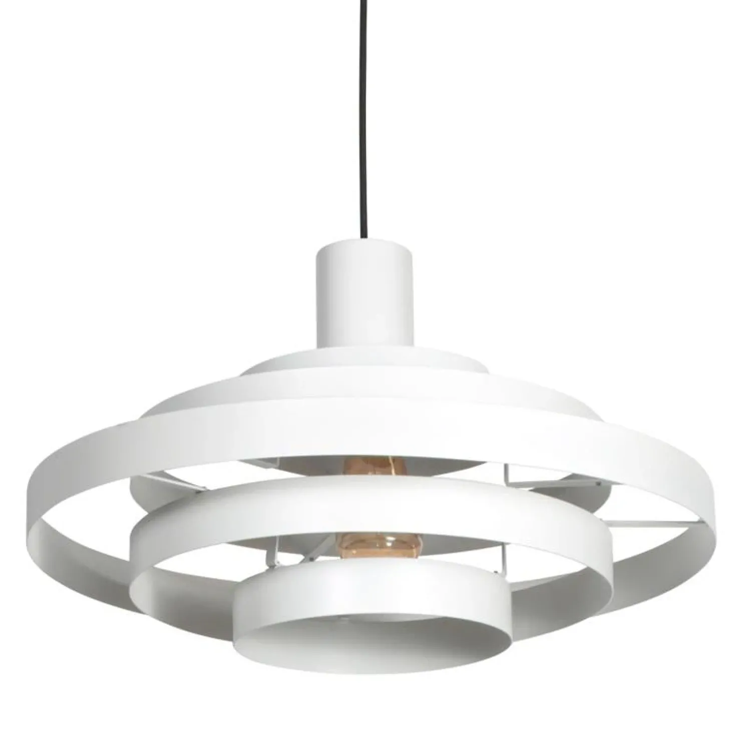 Ayra 1-lichts Hanglamp Wit Metaal