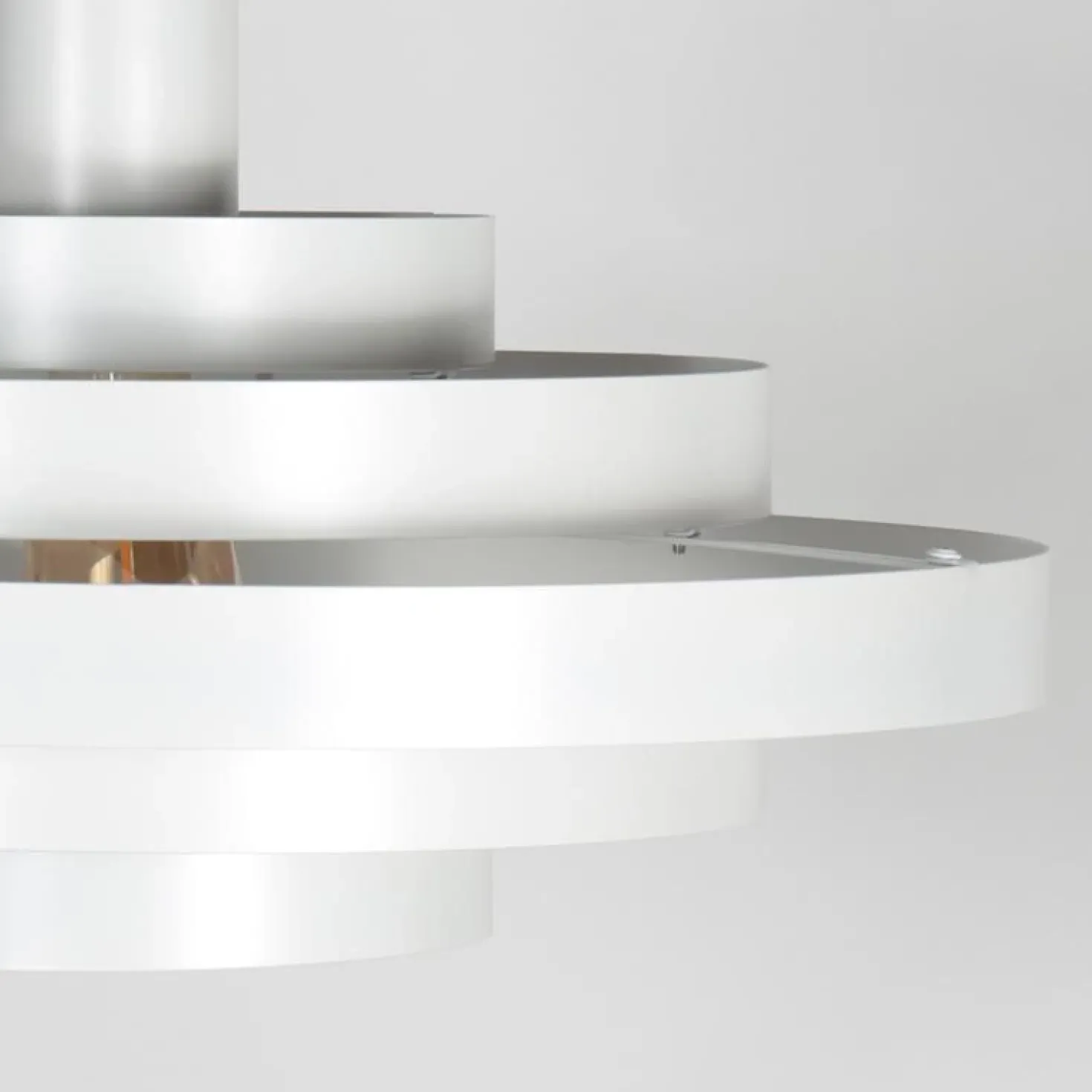 Ayra 1-lichts Hanglamp Wit Metaal