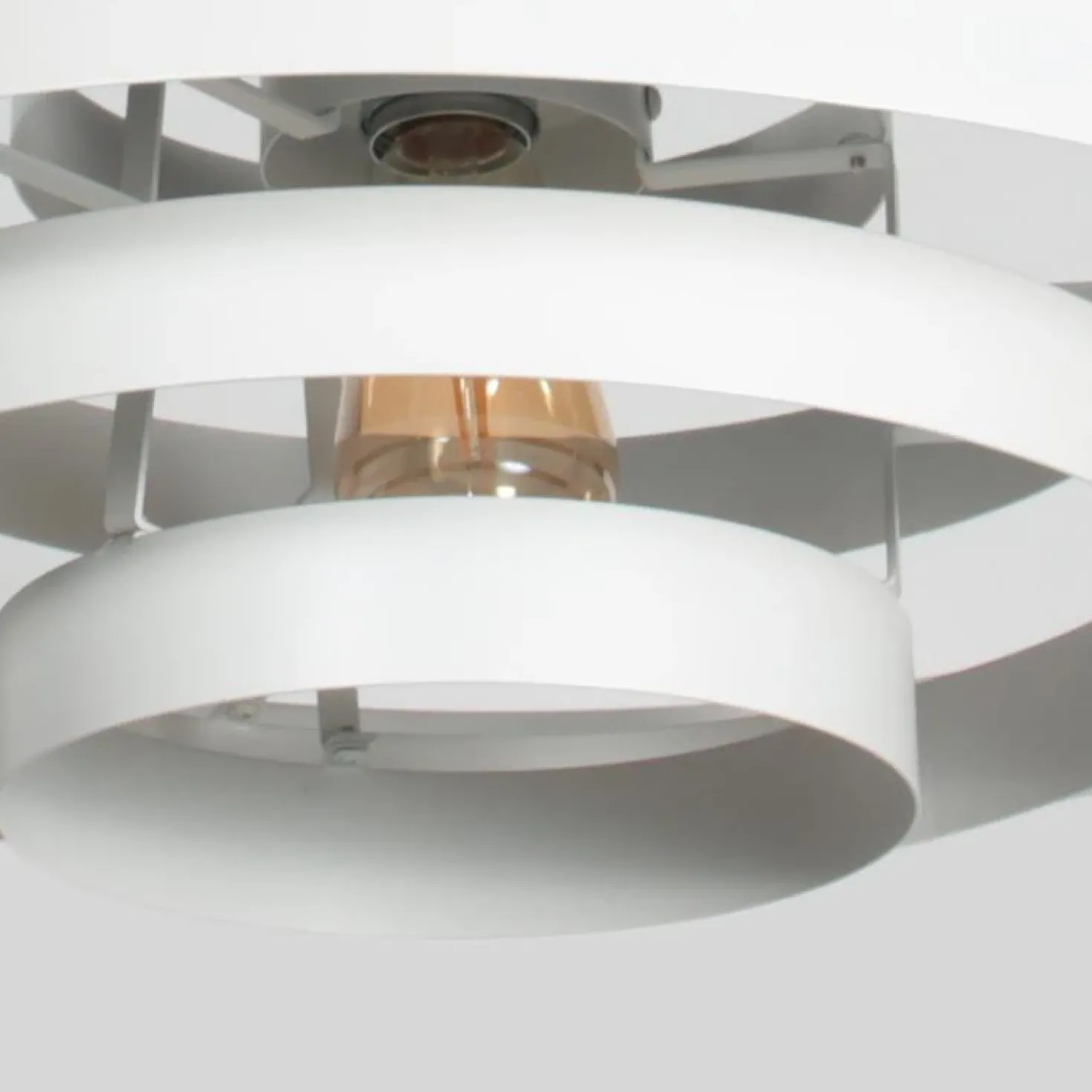 Ayra 1-lichts Hanglamp Wit Metaal