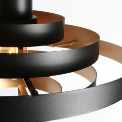 Ayra 1-lichts Hanglamp Zwart Metaal