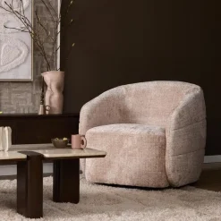 Azra Fauteuil Beige stof