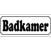 Badkamer - metalen bord