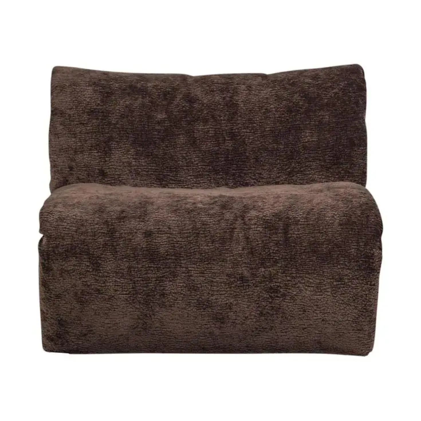Baggy 1-zits element chenille donkerbruin
