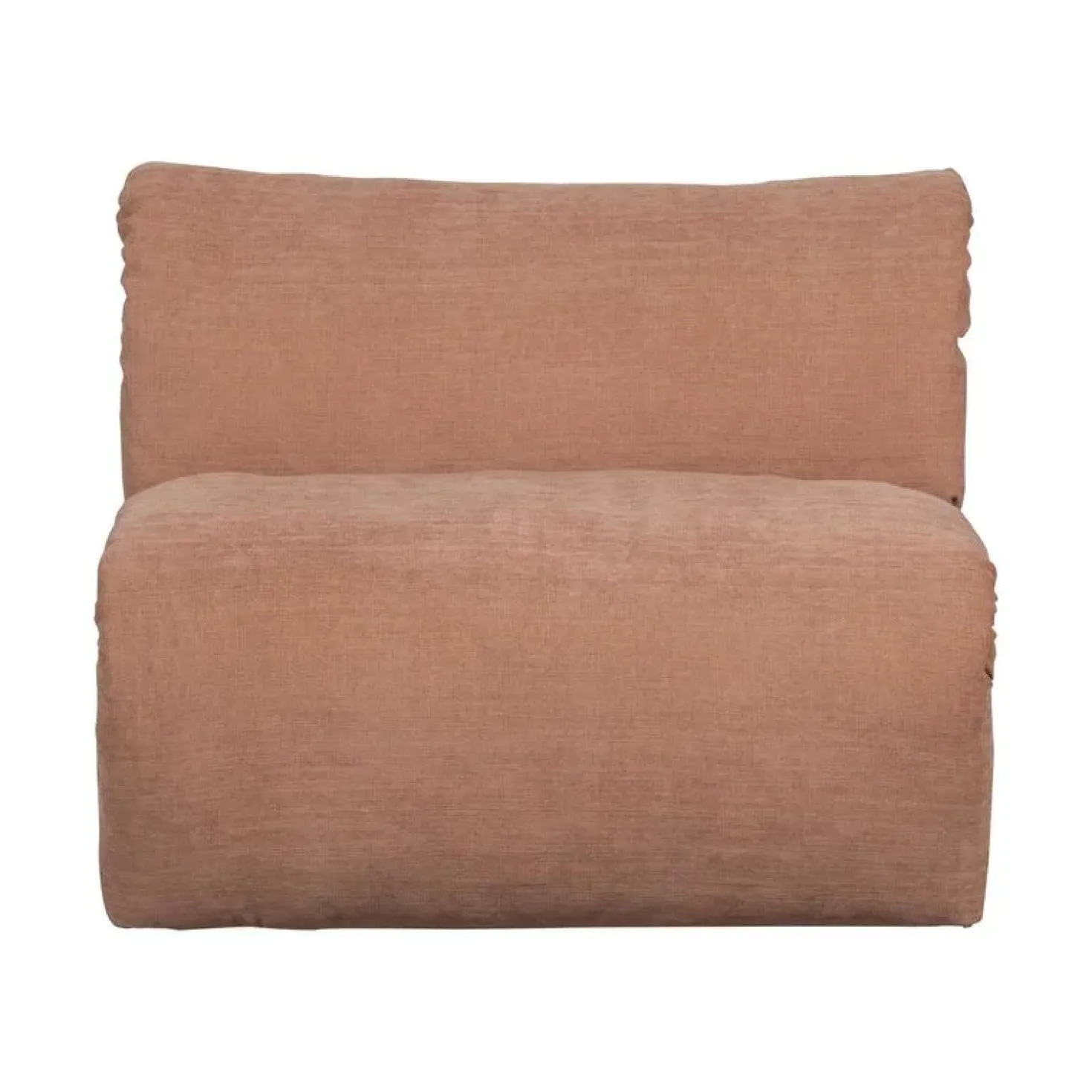 Baggy 1-zits element geweven chenille oudroze