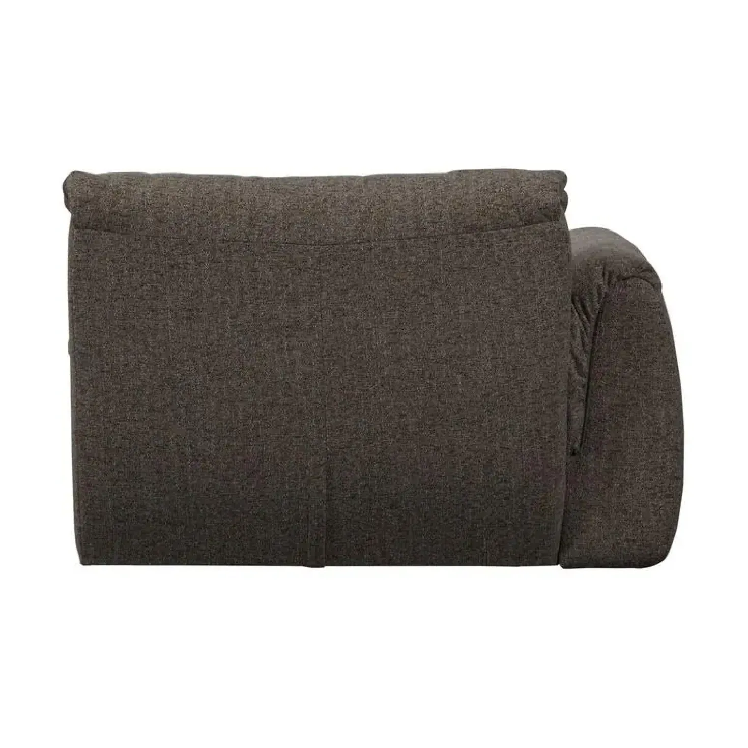 Baggy 1-zits element met arm links warmgrijs melange