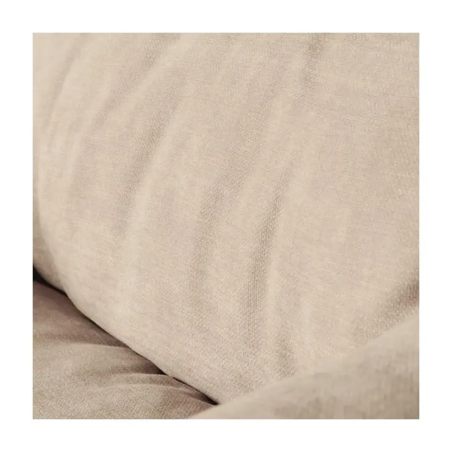 Baggy 1-zits element met arm rechts geweven chenille zand