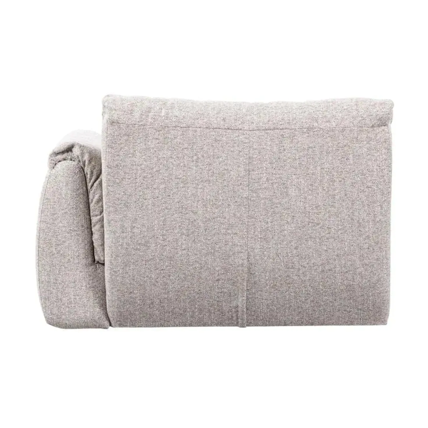 Baggy 1-zits element met arm rechts naturel melange